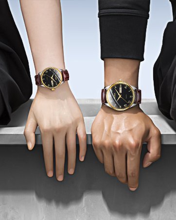 OLEVS Couple Watches